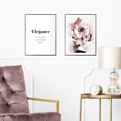 Schilderijen set Flower Elegance - Reinders
