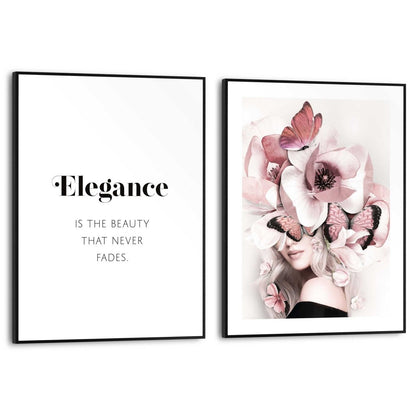 Schilderijen set Flower Elegance - Reinders