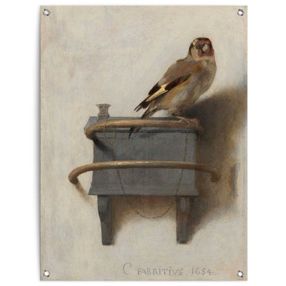 Tuinposter Carel Fabritius Het Puttertje 80x60 - Reinders