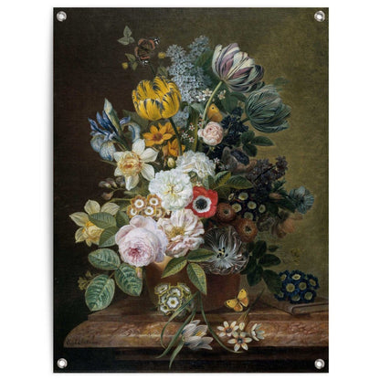 Tuinposter Eelkema Stilleven met bloemen 80x60 - Reinders