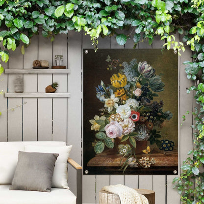 Tuinposter Eelkema Stilleven met bloemen 80x60 - Reinders
