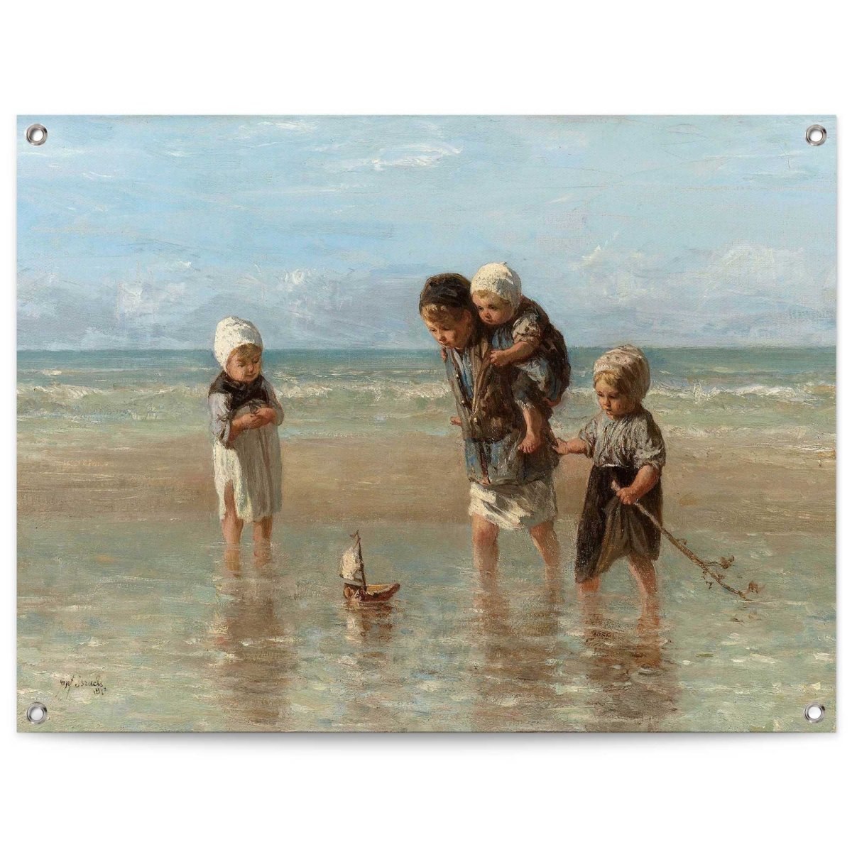 Tuinposter Israëls Kinderen der Zee 60x80 - Reinders