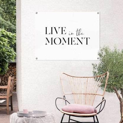Tuinposter Live in the Moment 60x80 - Reinders