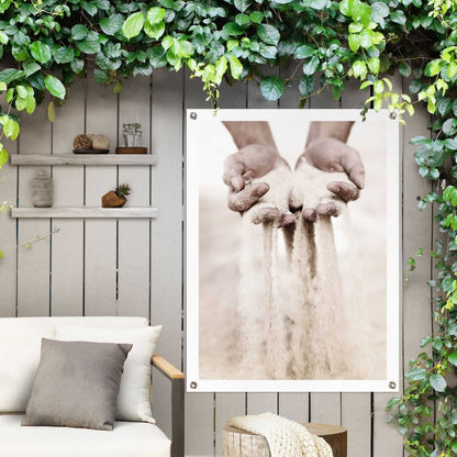 Tuinposter Zand 80x60 - Reinders
