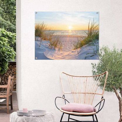 Tuinposter Zonsondergang 60x80 - Reinders
