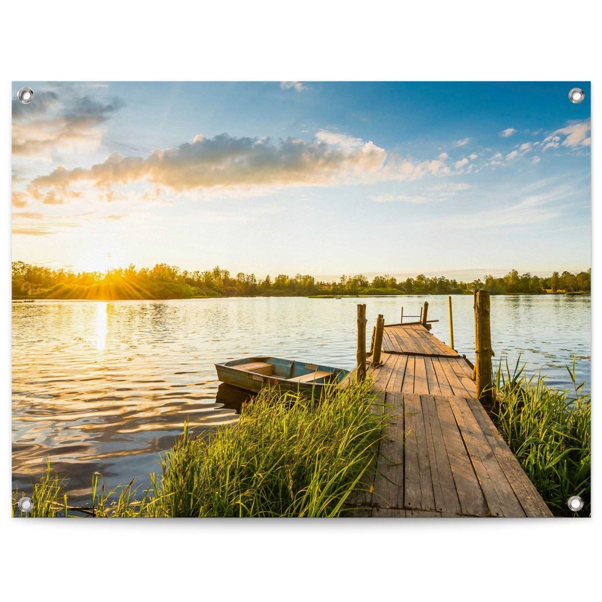 Tuinposter Zonsopgang 60x80 - Reinders